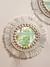Boho espelhos decorativos macrame espelho redondo estético decoração do quart - DOMU DECOR