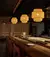 Mão-Woven Bamboo Lanterna Lâmpada pingente, Vime Natural Rattan, Lustres LED E