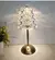 Sensor de toque recarregável led night light cristal led candeeiro mesa 3 núcl - DOMU DECOR