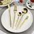 24 Pçs Jogo de Talheres de Aço Faças de Cozinha Kit Para Reuniões Familiares - DOMU DECOR