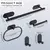 Conjunto De Hardware De Banheiro De Aço Inoxidável, Barra De Toalha Auto-Adesi - DOMU DECOR