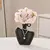 Vaso humano criativo para sala de estar, arranjo de flores, recipiente de cerâm - comprar online
