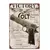 Retro tiro winchester cartazes, chapa de metal, pintura de ferro, sinal de lata, - loja online