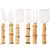 Conjunto de facas de queijo de bambu, talheres de queijo, aço inoxidável, cort - comprar online