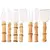 Conjunto de facas de queijo de bambu, talheres de queijo, aço inoxidável, cort