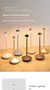 Candeeiro de mesa recarregável criativo jantar toque led hotel bar café pina p - comprar online