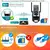 Câmera panorâmica wi-fi, 8mp, câmeras de vigilância ip, hd, colorida, noturn - comprar online