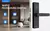 Intelar X1 Tuya Wifi Biométrico Fingerprint Handle Lock Fechadura de porta inte - loja online