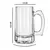 Conjunto 4 Canecas de Vidro Grosso Para Chopp Cerveja Suco Modelo OSLO 360ML Res na internet