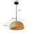Mão de malha estilo chinês tecelagem lâmpadas iluminadas 18/19/30cm bambu ilu - loja online