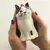Vaso de flores de cerâmica para decoração de mesa em formato de gato. - DOMU DECOR