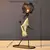 Castiçal de personagem abstrato de metal nórdico, castiçal, escultura, estatu - DOMU DECOR