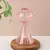 Cogumelo Em Forma De Vidro Transparente Vaso De Flor, vaso De Plantas, Garrafa D