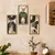 3 peças de madeira boêmio mural estético vaso padrão sala estar decoração - DOMU DECOR