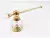 Suporte de rolo de papel dourado cristal, suporte de papel higiênico cromado, s