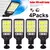 Poderoso LED Solar Outdoor Lâmpada De Parede, Lâmpada De Pátio, Indução Do - comprar online