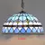 Retro estilo tiffany lustre de vidro colorido mediterrâneo luz pingente para ba - DOMU DECOR