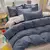 4 peças, conjunto de cama 100% algodão, conjunto de edredom de lençol de quat - loja online