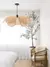 Nordic rattan e27 led luzes pingente wabi sabi lâmpada luminosa para sala de ja - DOMU DECOR