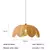 Nordic rattan e27 led luzes pingente wabi sabi lâmpada luminosa para sala de ja - loja online