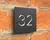 Grande Personalizado Acrílico Casa Moderna Números Sinal, 3D Letter Sign, Nome na internet
