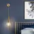 Simples e moderno lâmpada de parede vidro nórdico criativo led luxo lâmpadas - DOMU DECOR