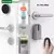 A1 pro max bluetooth fechadura da porta inteligente tuya app controle remoto key - DOMU DECOR