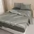 Imagem do Lençóis de cetim, conjunto de lençóis queen size, 4 peças de conjunto de ca