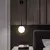 Simples e moderno lâmpada de parede vidro nórdico criativo led luxo lâmpadas