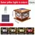 Luz solar ao ar livre led coluna cronometrada luz escurecimento luzes solares co na internet