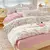 Conjunto de cama de algodão para casal, lençol confortável, estilo fresco, ca - comprar online