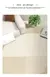 Tapete redondo listrado bege estilo creme arte sala de estar tapetes minimalista - DOMU DECOR
