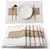 Corredor de mesa, serapilheira natural boho corredor de mesa moderno fazenda dec - comprar online
