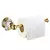 Suporte de rolo de papel dourado cristal, suporte de papel higiênico cromado, s - loja online