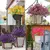 Flores artificiais resistentes a UV, arbustos de plástico falso, plantas, jardi - DOMU DECOR