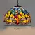 Retro estilo tiffany lustre de vidro colorido mediterrâneo luz pingente para ba - comprar online