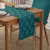 Corredores de mesa de linho bege moderno abstrato onda listra cômoda cachecol d