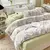 Conjunto de cama de algodão para casal, lençol confortável, estilo fresco, ca - loja online