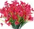 Flores artificiais resistentes a UV, arbustos de plástico falso, plantas, jardi na internet