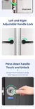 XSDTS-Smart Door Lock Handle com Fingerprint Key Card, Digital Door Lock, Teclad - comprar online