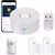 Tuya wifi sistema de alarme casa inteligente 433mhz alarme de segurança assalta
