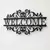 Imagem do 1 peça decoração de metal sinal de boas-vindas varanda frontal decoração si