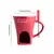 Caneca de fondue, copo de derretimento de chocolate com garfo e colher, aquecedo - comprar online