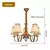 Luxo clássico led lustre luz sala de jantar quarto pendurado luz decoração ca