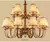 Luxo clássico led lustre luz sala de jantar quarto pendurado luz decoração ca - DOMU DECOR