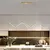 Luzes pendentes LED modernas, decoração de casa, lâmpadas interiores, 2 lumin - DOMU DECOR