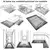 Nordic impressão marrom tapete para sala de estar quarto decoração casa piso - comprar online