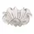 Centro de Mesa Decorativo de Vidro Murano Itália Transparente 11x24cm Lyor na internet