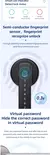 XSDTS-Smart Door Lock Handle com Fingerprint Key Card, Digital Door Lock, Teclad - DOMU DECOR