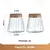 2/1 Pcs Vasos de flores de vidro para plantas hidropônicas, decoração de casa - DOMU DECOR